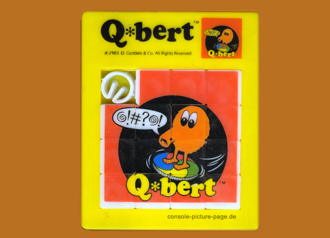 APC (American Publishing Corp.) Q*bert "Slide Puzzle" (Q-bert, Qbert) [RN:5-6] [YR:83][SC:US][MC:HK]